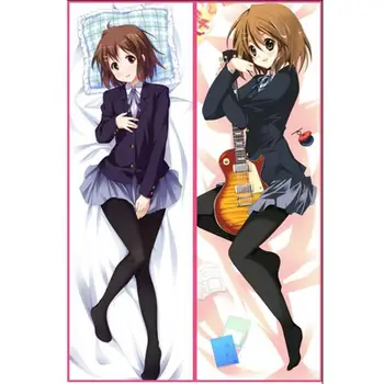 

3D Double-sided Japanese Cosplay Anime K-ON! Hirasawa Yui Throw Otaku Dakimakura Gift Bedding Hugging Body Pillow Case 150x50 CM