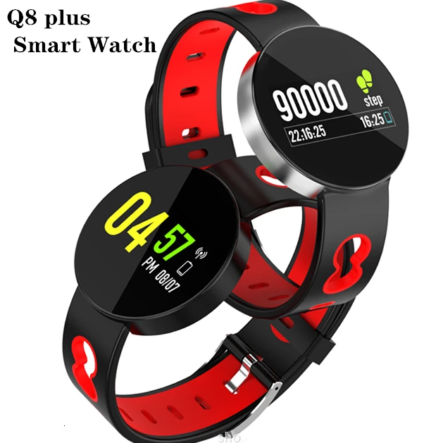 Akıllı Saat Q8 VO Touch Screen Smartwatch Pedometer Smart Watch Men Women IP67 Waterproof Sport Fitness Wearable Devices Akıllı Saat Q8 VO Touch Screen Smartwatch Pedometer Smart Watch Men Women IP67 Waterproof Sport Fitness Wearable Devices