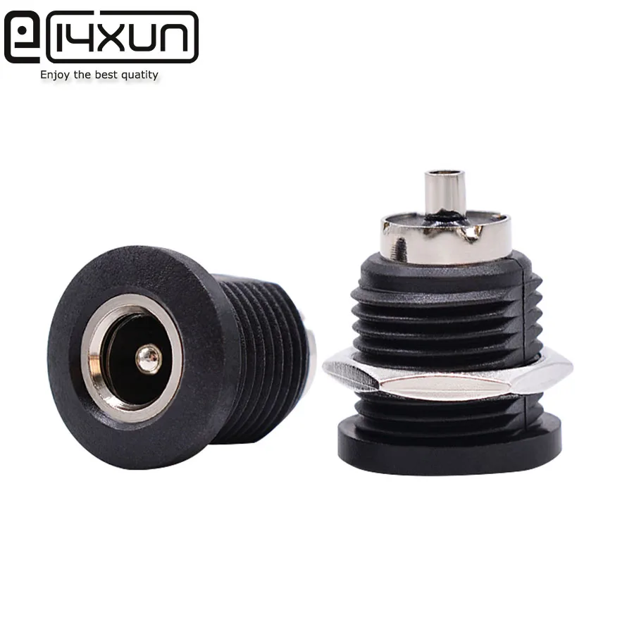 2/5/10Pcs 5A DC Large Current Charging Jack 5.5x2.5mm / 5.5x2.1mm Female Panel Mount Connector 5.5mm*2.5mm 5.5*2.1mm Socket |