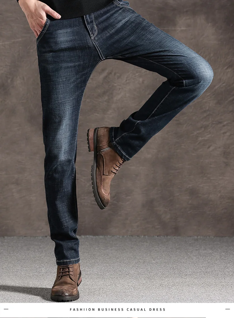 Skinny Jeans Men Jean Homme Denim Spijkerbroeken Heren Pants Biker Stretch Slim Fit Masculina Vaqueros Hombre Man'S Jeans