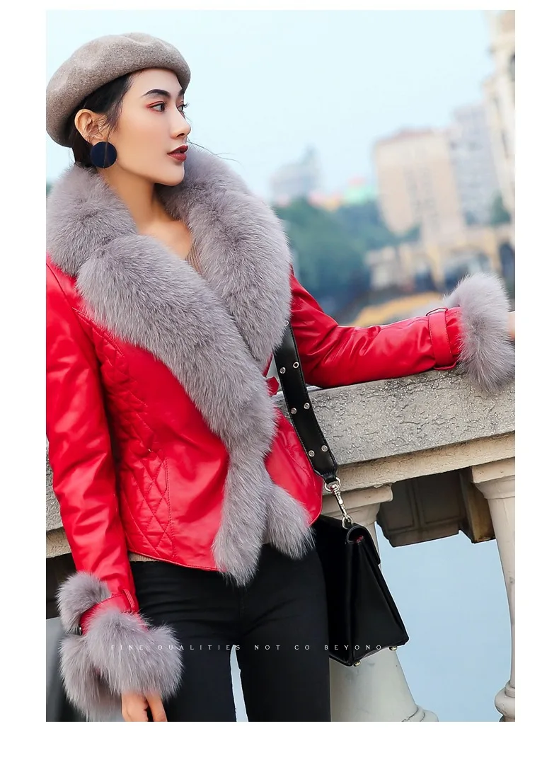 genuine sheepslin leather jacket for women (9)