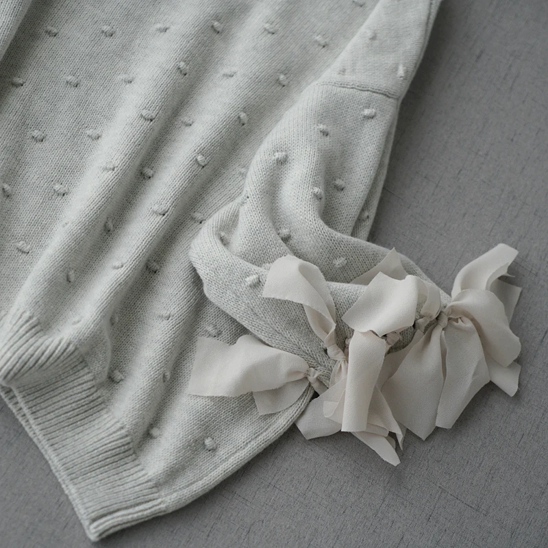 Spring Autumn New Women All-match Loose Plus Size Japanese Style Mori Girls Sweet Comfortable Jacquard Cotton Pullover Sweaters