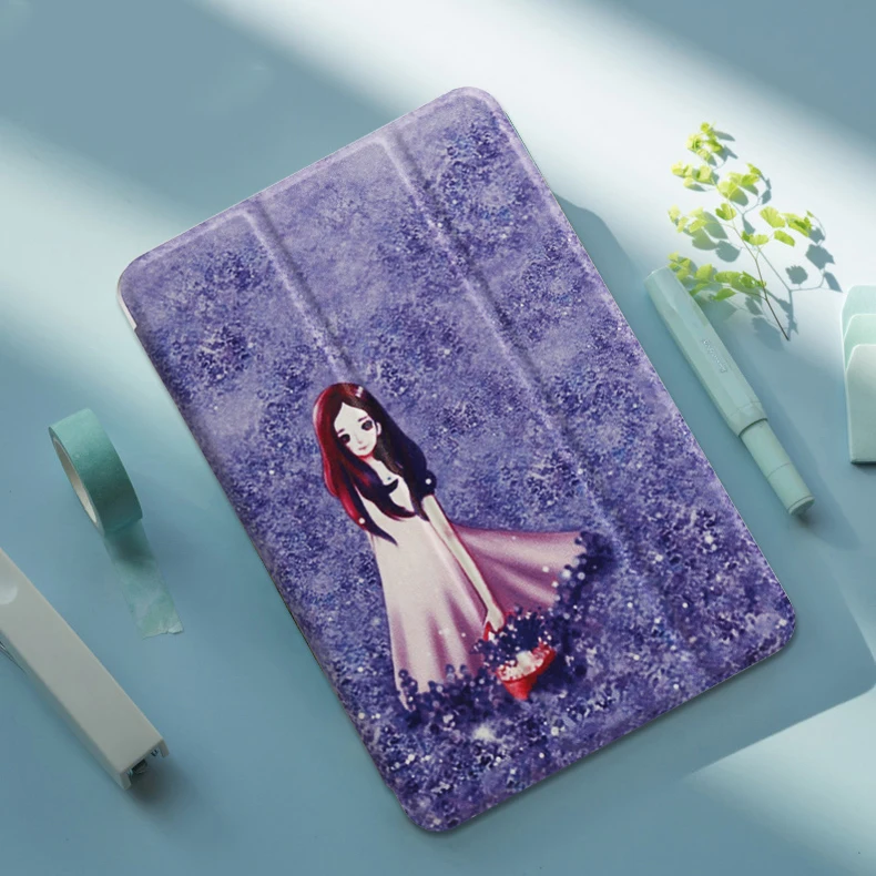 Чехол-книжка для samsung Galaxy Tab A 8,0 T290 T295 из искусственной кожи с рисунком для Tab A 8,0& S Pen P200 P205 - Цвет: For Tab A 8.0 P200