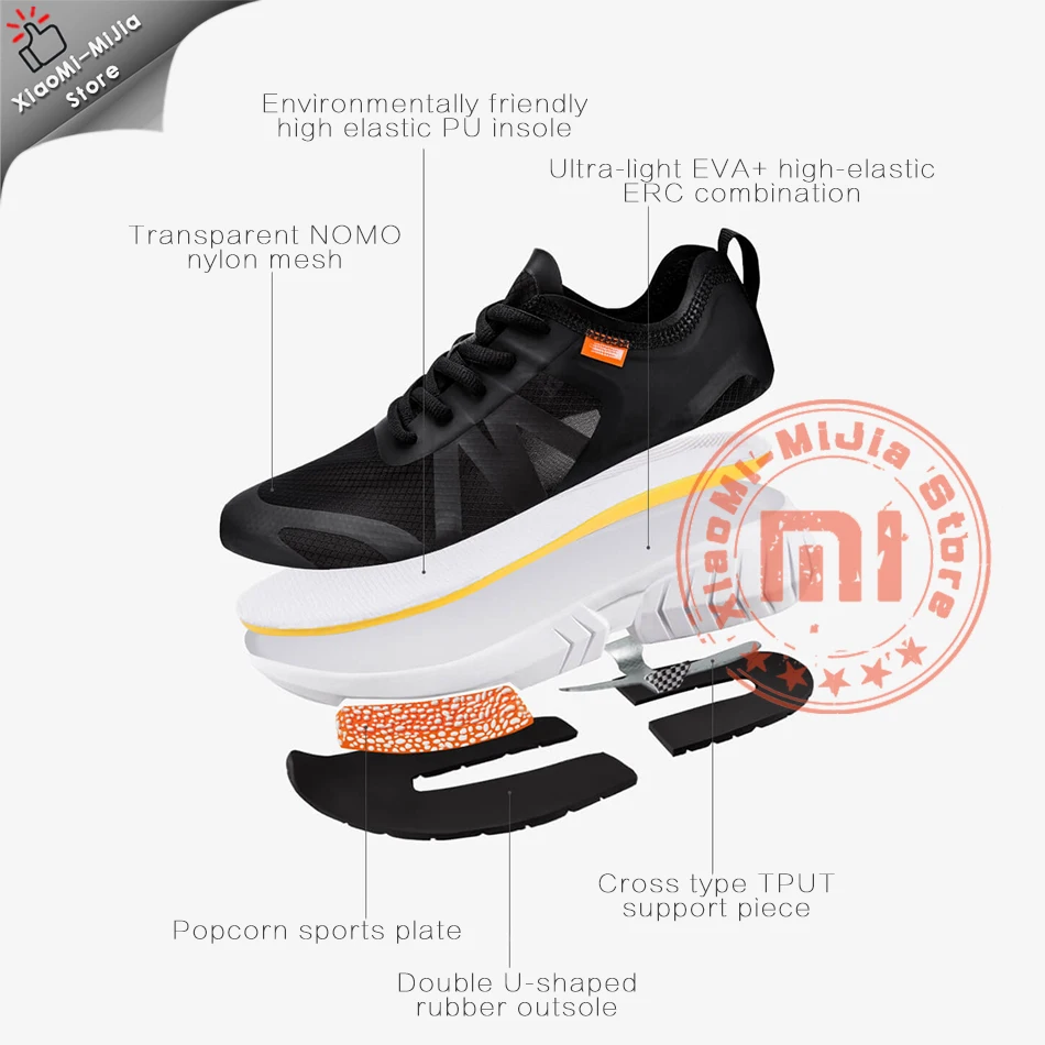 Xiaomi yuncoo MONO кроссовки мужская обувь мужская повседневная МУЖСКАЯ ТЕННИСНАЯ белая черная безопасная повседневная обувь на массивной платформе scarpe спортивная обувь