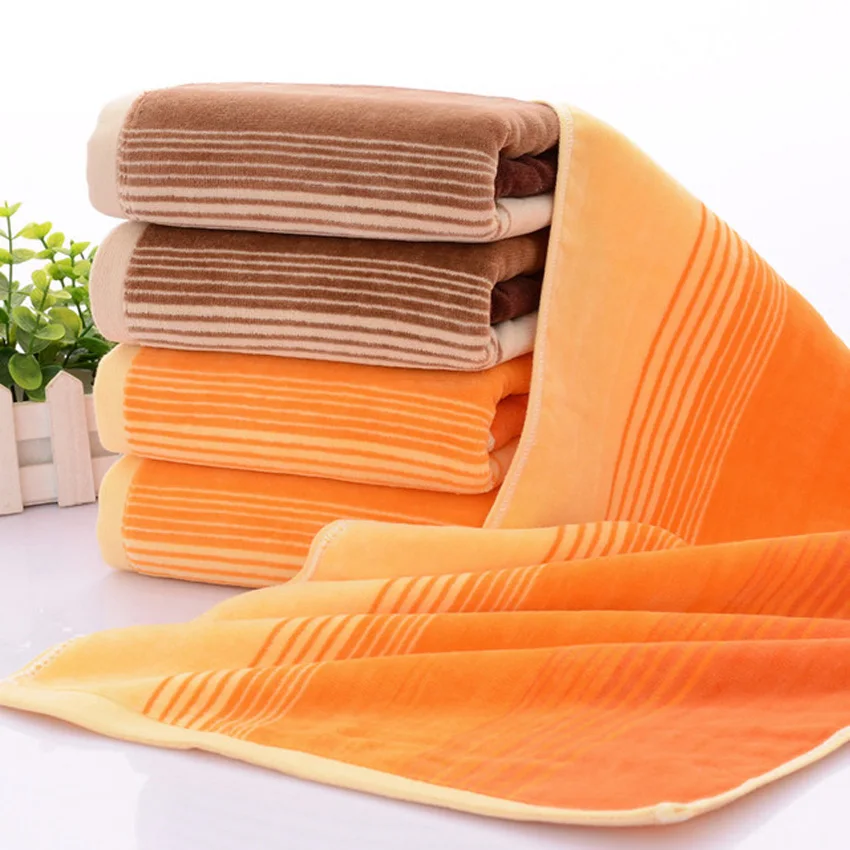 Полосатое мягкое полотенце для лица s Shower Home Spa Хлопковое полотенце для взрослых детей толстое Asciugamano Recznik servette 33*73 см