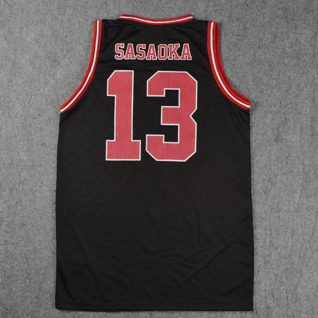 SDANLERB Cosplay Costume Shohoku School Basketball Team 1-15 Sakuragi Hanamichi Black Jersey Tops Shirt Sports Wear Uniform -Zentai shop online H83cf808509f84af0a032e356d139d4fdz.jpg