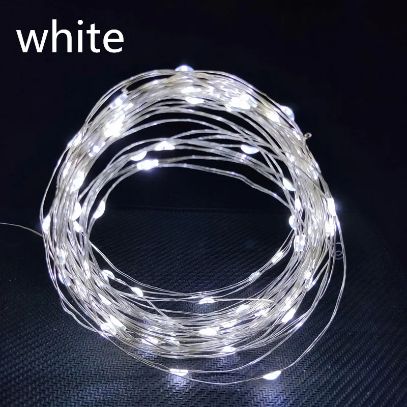 1M 2M 3M 5M 10M Filo di rame LED String Lights Decorazioni per la casa di Natale