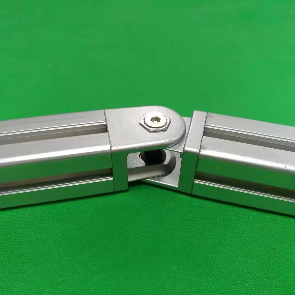 3030 4040 4545 Metal Hinge Zinc Alloy Hinge Door Connector For Aluminum Extrusion Profile
