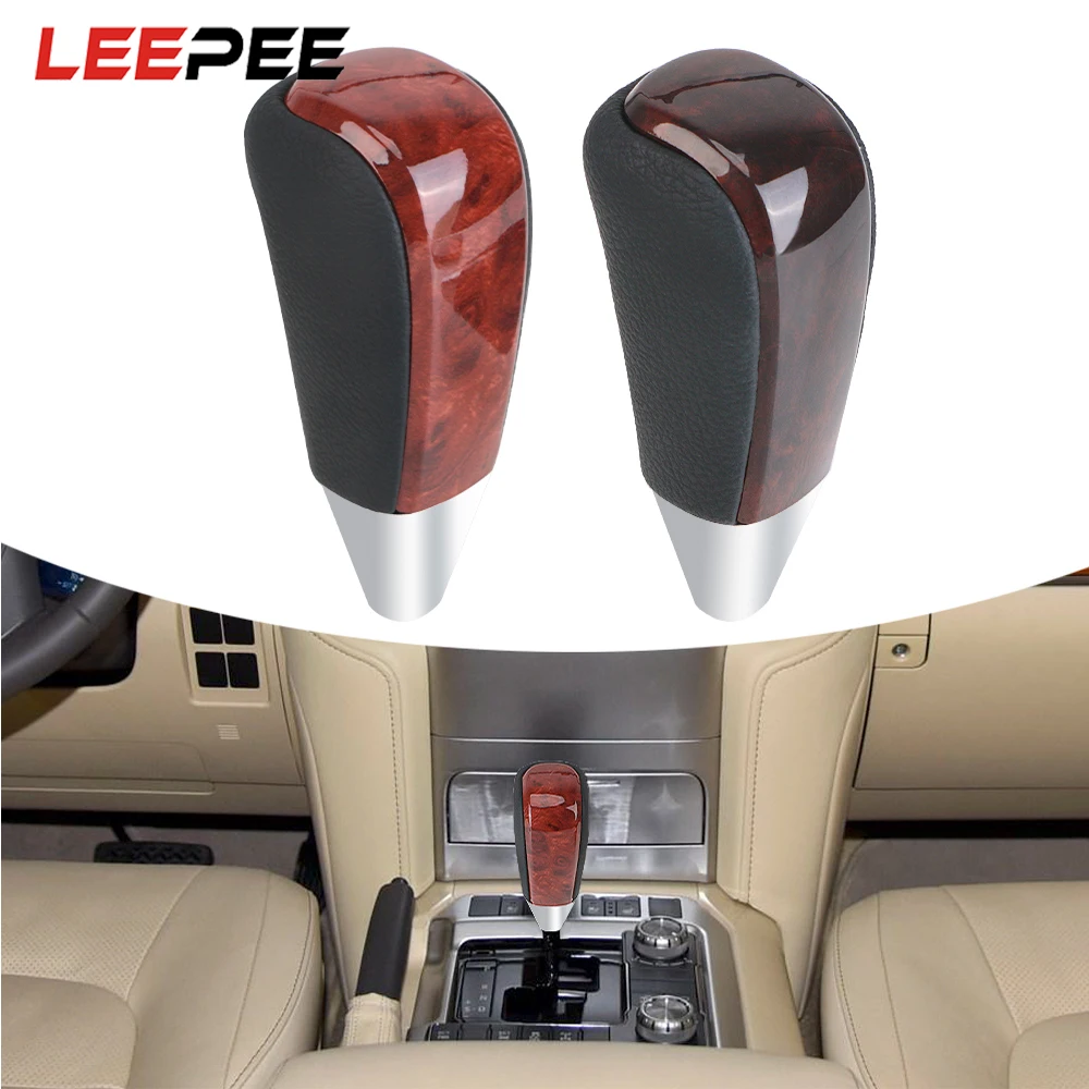 

LEEPEE Car Gear Shift Knob Lever Shifter For Toyota Land Cruiser 200 FJ20 2008-2017 Interior Car Styling Gear Knob Head