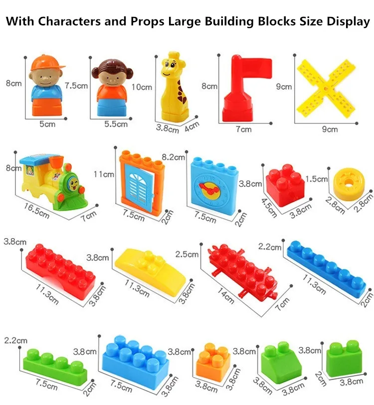 Constructor soft plastic blocks kinder rainbow friends blocks toys for kids  Children's assembled educational toys - AliExpress