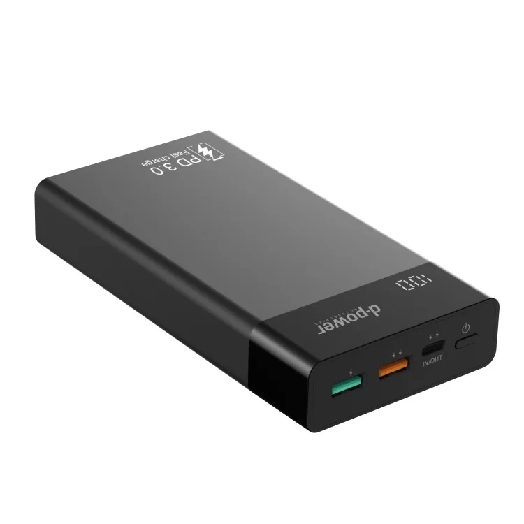 

Large Capacity Ultra-Thin 20000 MAh Mobile Power PDQC3.0 Portable Charger for Apple Millet Huawei