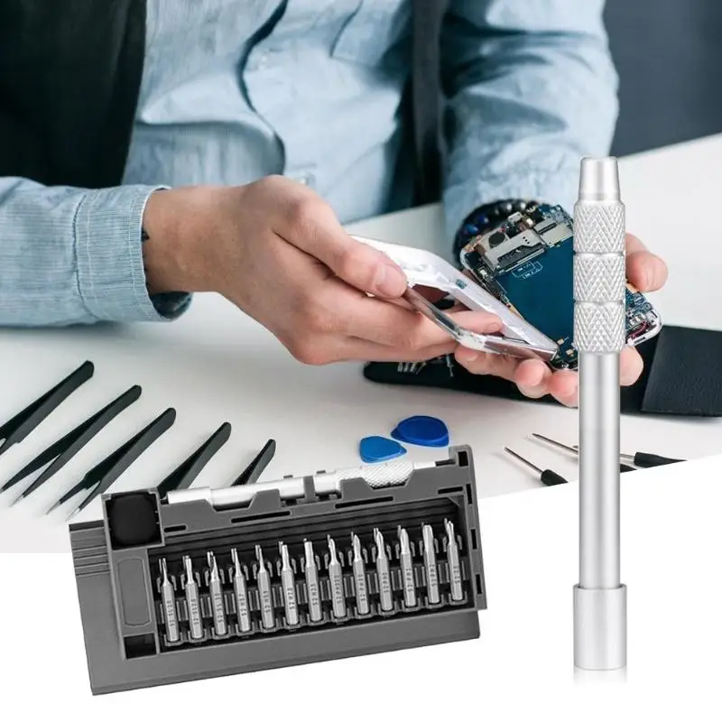 26 в 1 высокоточных наконечников для отвертки прочный многоразовый компактный практичный набор бытовой телефон часы ремонт ручные инструменты 146X65X18 мм