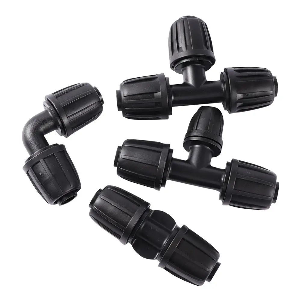 16mm PE Pipe Locked Nuts Connectors Garden Water Connector Gardening