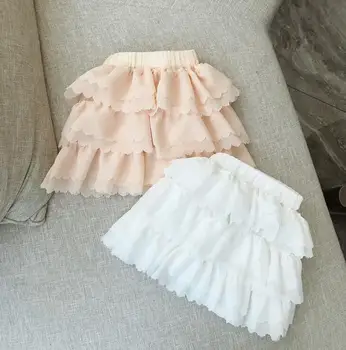 

2020 Wholesale New Girls Ruffles Skirt Summer Cotton Fashion Girls Skirts 1-7t QH229