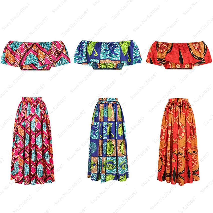 Африканские платья для женщин Dashiki Bazin Ankera длинные халаты женская одежда в