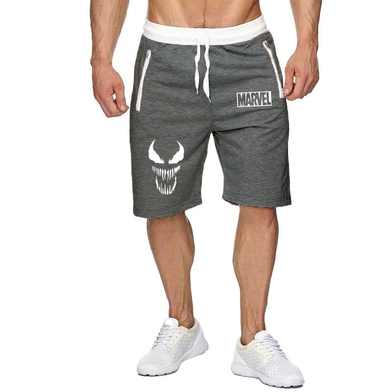 Pantalones cortos informales para shorts de chándal con estampado de venom, Superhéroes, fitness, M 2XL, novedad de cortos| - AliExpress