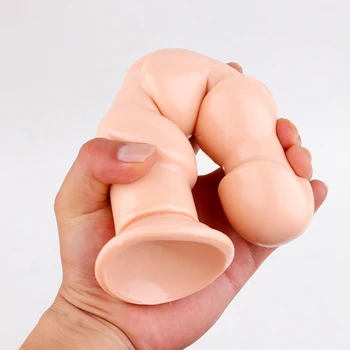 Huge Big Dildo Super Large Anal Beads Strong Suction Cup Soft Silicone Sex Toys for Women Female Masturbation Anus Expansion 5