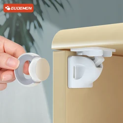 EUDEMON – serrure magnétique de sécurité pour enfants, 4 pièces, Protection Invisible pour portes, tiroirs et armoires pour bébés 