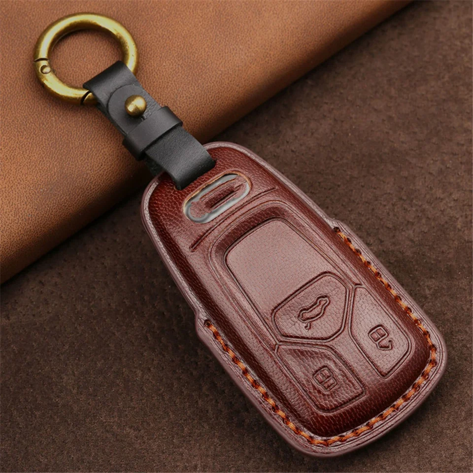 Custodia portachiavi per Auto custodia portachiavi per Audi a1 a3 8v a4 b9 a5 a6 c7 q3 q5 q7 tt supporto Shell Auto portachiavi proteggi Set accessori - H83d03501694947bdaf3119a05835da3bK