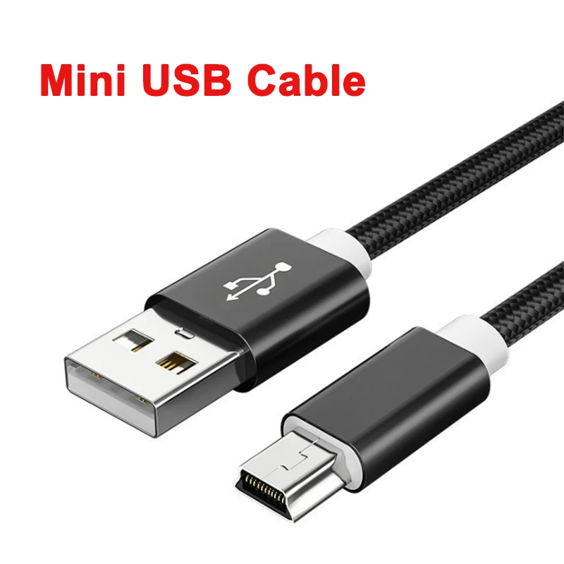 Mini USB Cable Mini USB to USB Fast Data Charger Cable for MP3 MP4 Player Car DVR GPS Digital Camera HDD Mini USB Cable