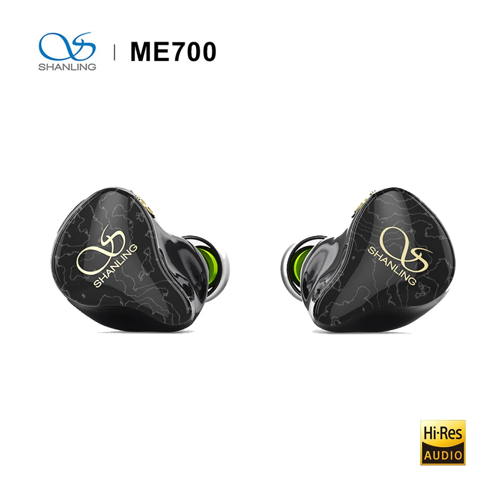 

Shanling ME700 1DD+4BA Five Hybrid Driver In-ear Earphone IEM 3D Printed Shell HiFi Hi-Res Audio MMCX Detachable Cable Earphones