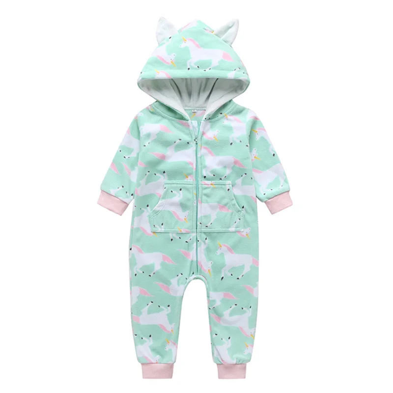 hooded footed pajamas baby