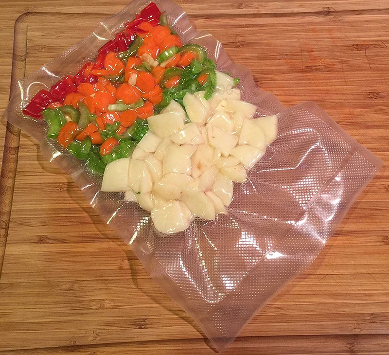 Вакуумная упаковочная сумка для вакуумного упаковщика 5 рулонов 12/15/20/25/28 см * 500