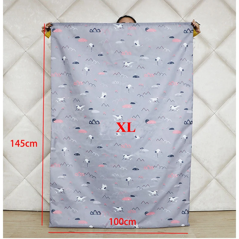 Large Capacity Clothes Drawstring Storage Bags Organizer Thick Fabric for Comforters Blankets Bedding Closet Costume Organizer 4
