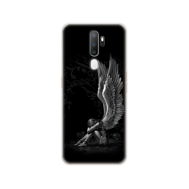 For Oppo A9 A5 2020 Case Soft TPU Phone Shell Back For OPPOA9 OPPOA5 A 9 Coque A 5 Cover Silicon Protective Funda 6.5" cat