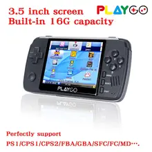 WOLSEN Opendingux 3,5 дюймов ips Ретро видео портативная игровая консоль Встроенный 16 Гб SD карта 64 бит эмулятор консоль для PS1 GBA