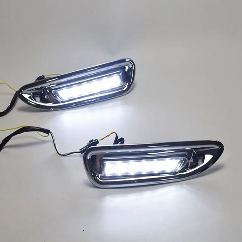 СВЕТОДИОДНЫЙ DRL Дневной светильник противотуманная фара автомобиля 12V для бега светильник s для Mazda6 2008 2009 2010