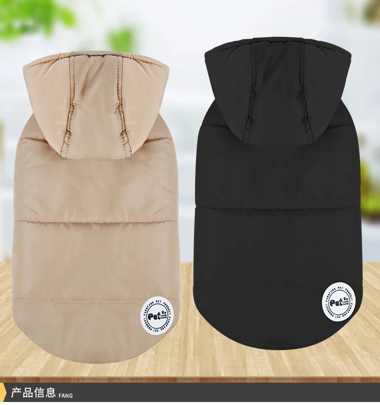 

High Quality Pets Dogs Cat Clothes Cotton Winter Thicken Jacket Coat Costumes Hoodies Clothes for Small Puppy Dogs Chihuahua