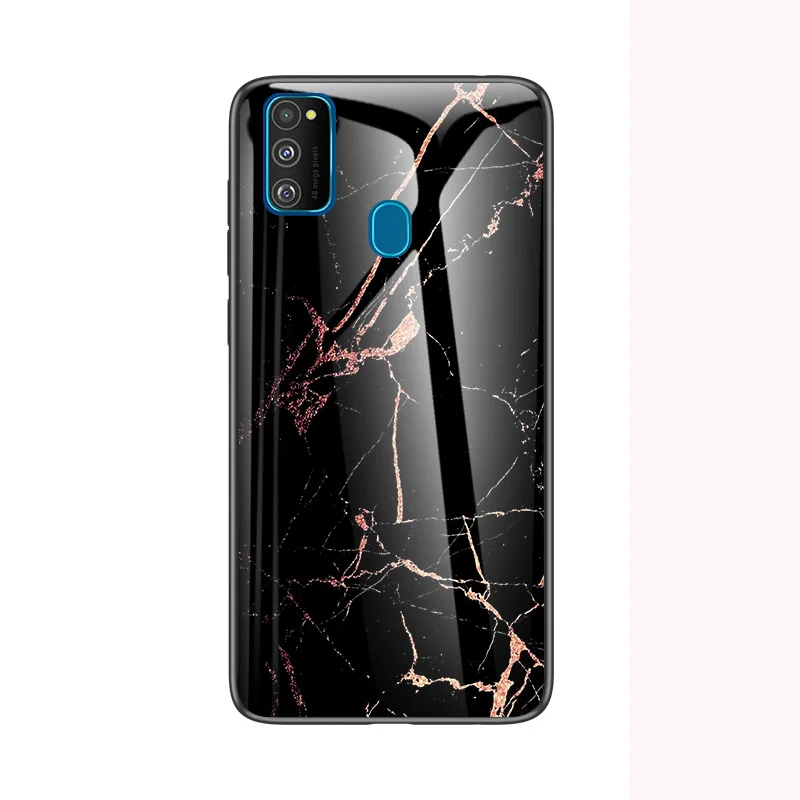 4 Стекло Мрамор чехол КРЫШКА ДЛЯ samsung Galaxy M30S A10S A20 A30 A40 A50 A60 A70 A80 A90 A7 s8 s9 s10 note 8 9 10 плюс Чехол - Цвет: 4