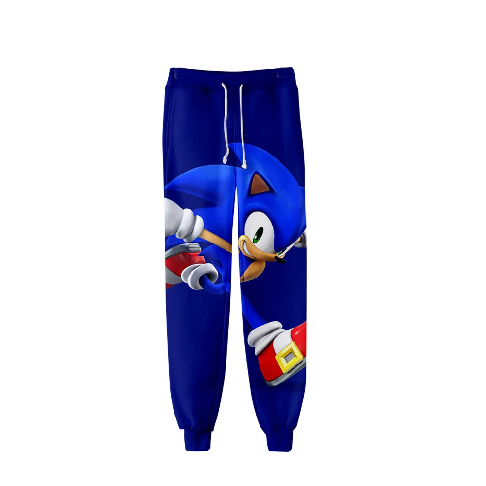 Sonic The Hedgehog 3D спортивные штаны с принтом, штаны для бега для мужчин и женщин, модная уличная одежда, длинные штаны,, повседневные трендовые штаны в стиле хип-хоп