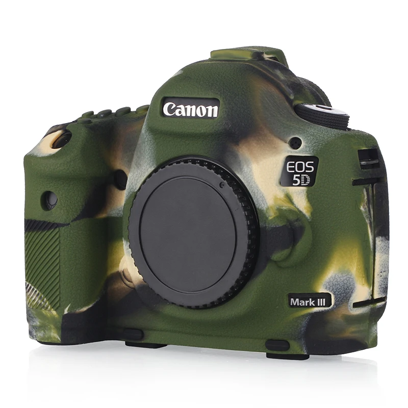 Чехол для камеры Canon 5D3 с текстурой личи силиконовый защитный чехол 5D MARK III 5diii