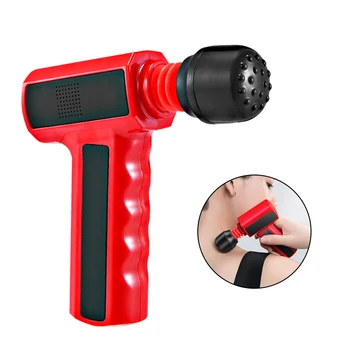 

Mini Fascia Gun Electric Muscele Massage Gun USB Charging High Frequency Vibration Two Gear Deep Muscle Fascial Body Massager