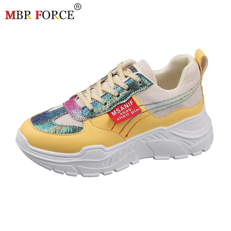

MBR FORCE 2020 New Printed Woman Casual Shoes Women Shoes Fashion leather Lace-up Flats Women Sneakers femme Zapatos De Mujer