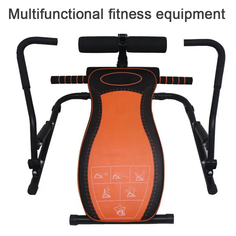 Multifunctional Home Folding Fitness Equipment Abdominal Rowing Machine Sit-up Board Plastic Exercise Weight Loss