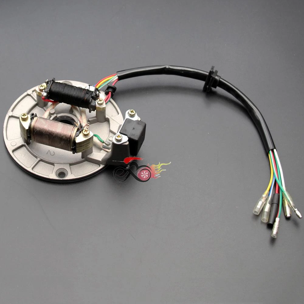 Flywheel Stator Plate For 50cc 70cc 90c 110cc 125cc Kick Start