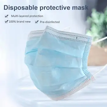 

20/30 Pcs Disposable Protective Masks Non-woven Fabric Mask Work Daily Keep Security Face Mask Anti Dust Disposable Mouth Mask