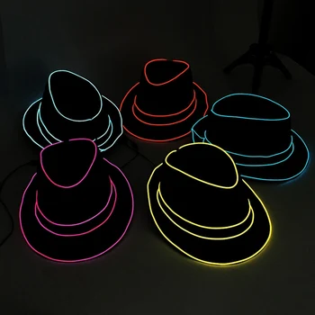 

LED Blinking Glowing Jazz Cap For Party Concert Stage Show l