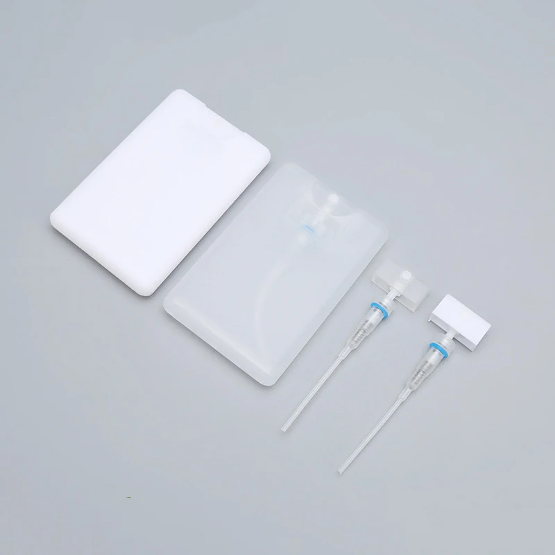 

20ml Clear White Plastic Spray Perfume Bottle Empty Pocket Alcohol Disinfectant Separate Travel Containers 50pcs