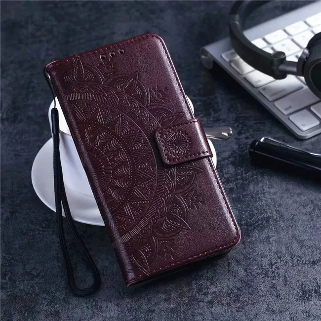 Коричневый Кожаный флип-чехол для samsung Galaxy S10e S10 S9 S8 плюс S7 S6 край S5 S4 S3 A9 A7 A8 A6 A10 A20E A30 A40 телефона Капа - Цвет: Коричневый