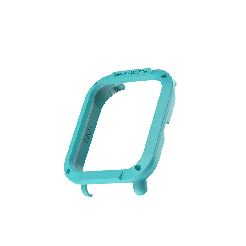 Lightblue Plastic Для Amazfit Bip чехол SIKAI защитный жесткий бампер чехол для Huami midong Bip Lite Смарт-часы PC Оболочка Легкий разноцветный - Цвет: Lightblue Plastic