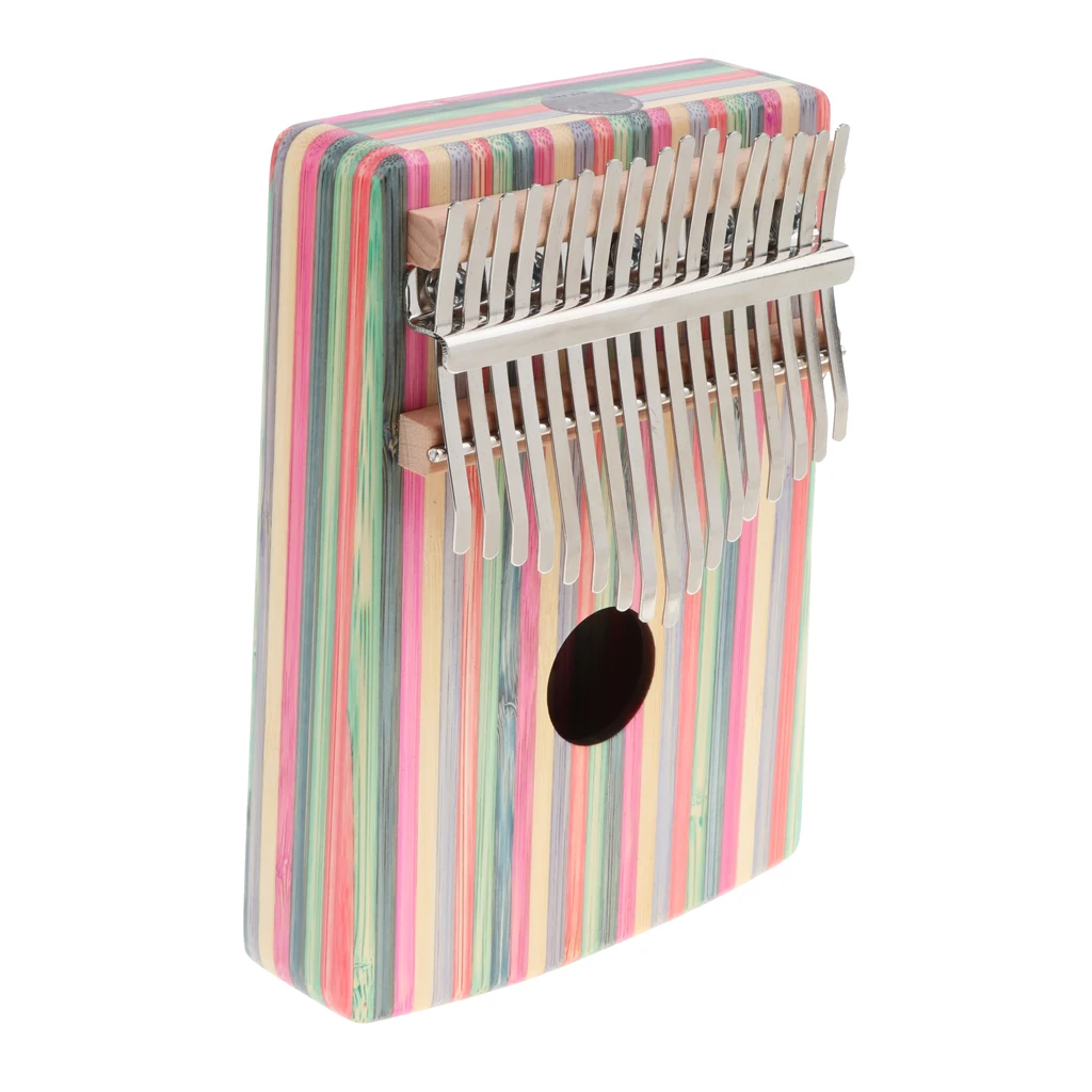 Kalimba 17 Key Thumb Piano Wood Mbira Mbrimba Finger Percussion Musical Instruments for Beginners Advanced Players