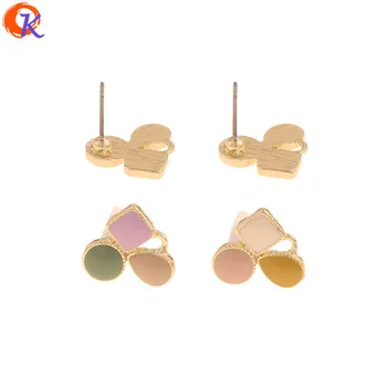 

Cordial Design 50Pcs 14*14MM Jewelry Accessories/Earrings Stud/DIY Part/Geometry Shape/Jewelry Making/Hand Made/Earring Findings