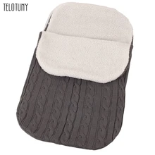 TELOTUNY/зимние теплые спальные мешки для новорожденных; Мягкая вязаная пеленка для пеленания; детская коляска; детское одеяло; спальные мешки; 1203