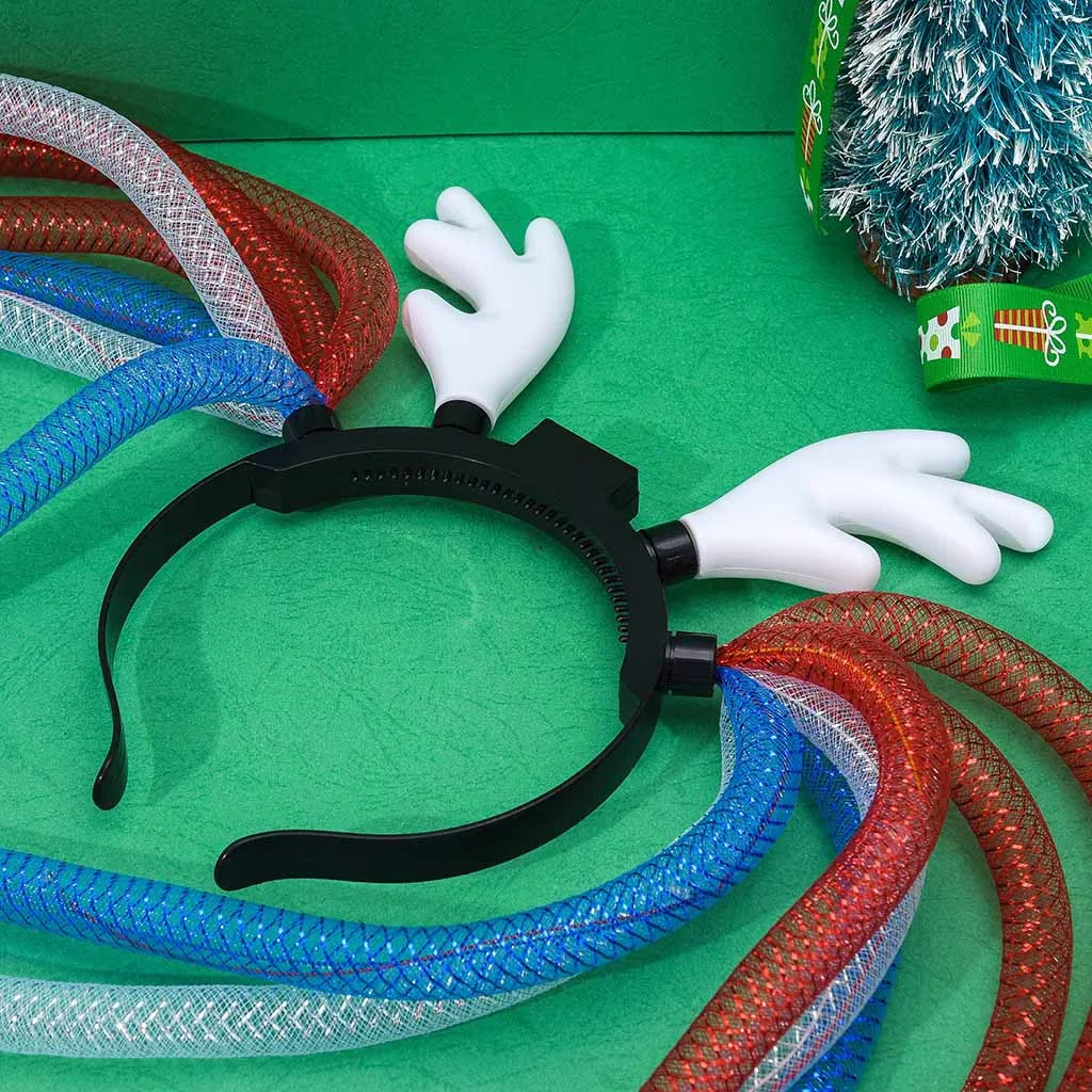 Light stick 1Pcs Color LED Antlers Flashing Headband New Exotic Party Christmas Lights Headband Christmas party supplies Z121