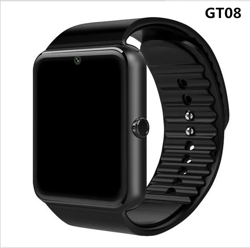 

696 Smart Watch GT08 Clock Sync Notifier Support Sim TF Card Bluetooth Connectivity Android Phone Smartwatch Alloy Smartwatch