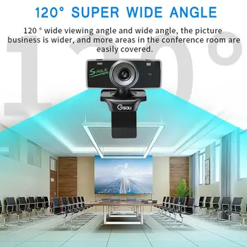 

USB 2.0 Webcam Camera Web Cam With Microphone For Streaming Recording Computer PC Laptop drop ship